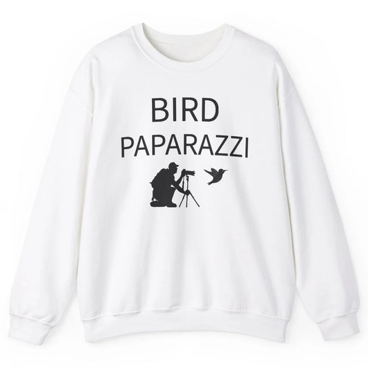 Birdwatching Funny Bird Paparazzi Birding Photography Bird Unisex Crewneck Sweatshirt