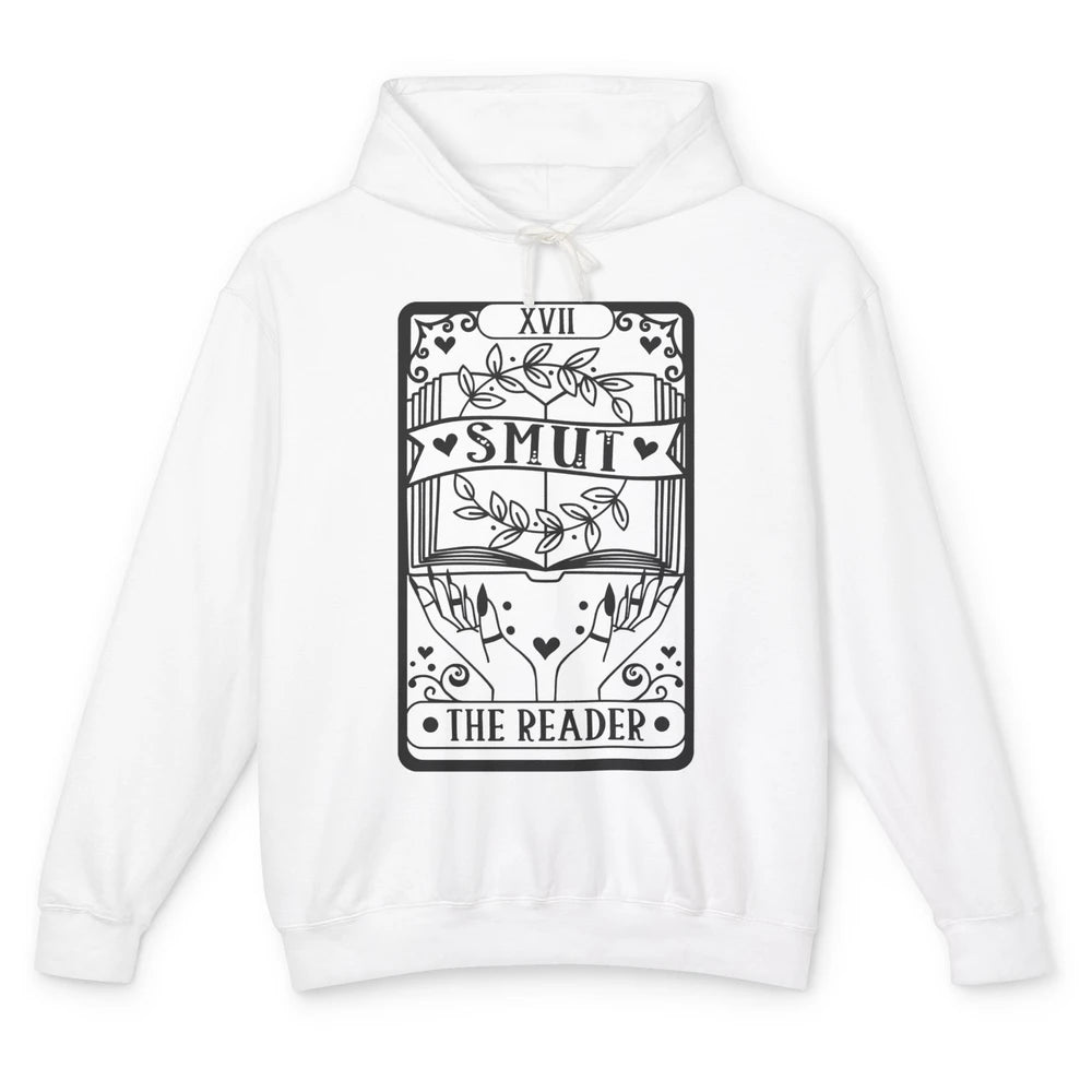 Retro Smut The Reader Tarot Card Halloween Book Lovers Unisex Lightweight Hoodie