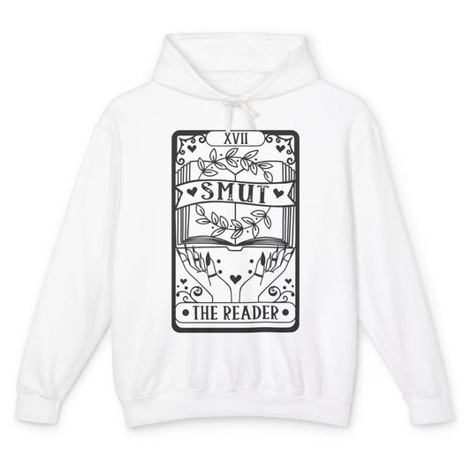 Retro Smut The Reader Tarot Card Halloween Book Lovers Unisex Lightweight Hoodie