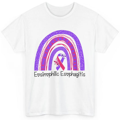 Eosinophilic Esophagitis Awareness Awareness EOE Rainbow Classic Unisex T-Shirt