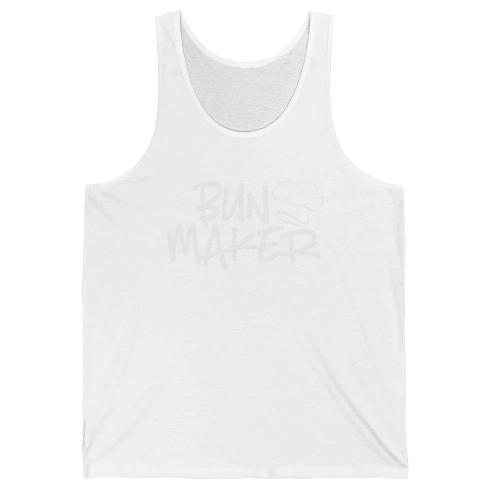 Bun Maker Bun Baker Pregnancy Announcement Baby Reveal Gift Unisex Jersey Tank