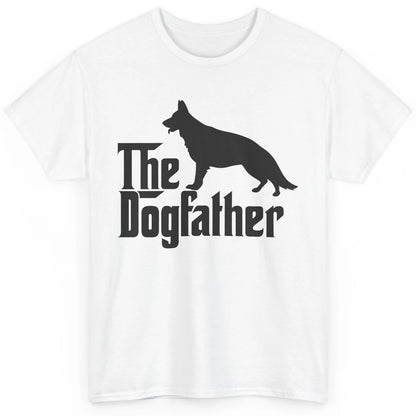 The Dogfather German Shepherd Funny Dog Dad Father Day Classic Unisex T-Shirt