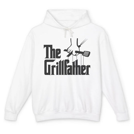 Funny BBQ The Grillfather Grilling Tools Grill And Smoker Unisex Lightweight Hoodie