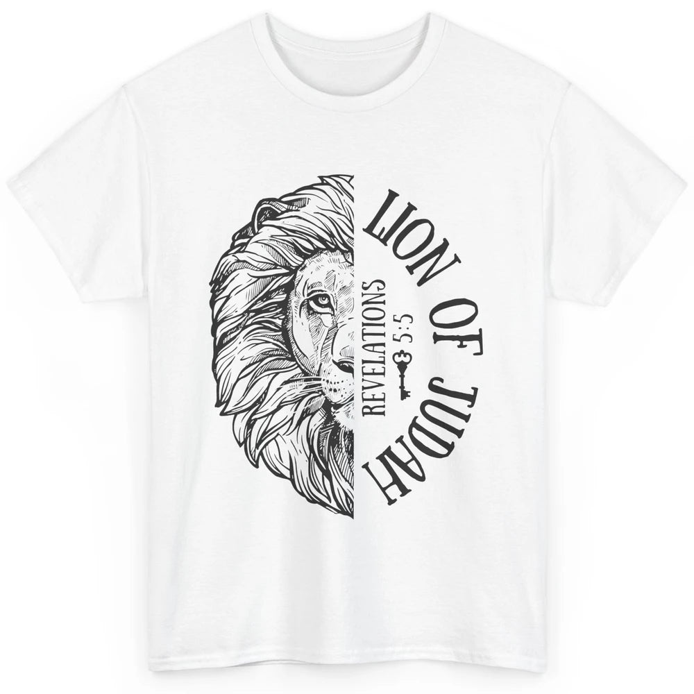 Yeshua Lion Of Judah Bible Verse Christian Faith Religious Classic Unisex T-Shirt