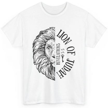 Yeshua Lion Of Judah Bible Verse Christian Faith Religious Classic Unisex T-Shirt