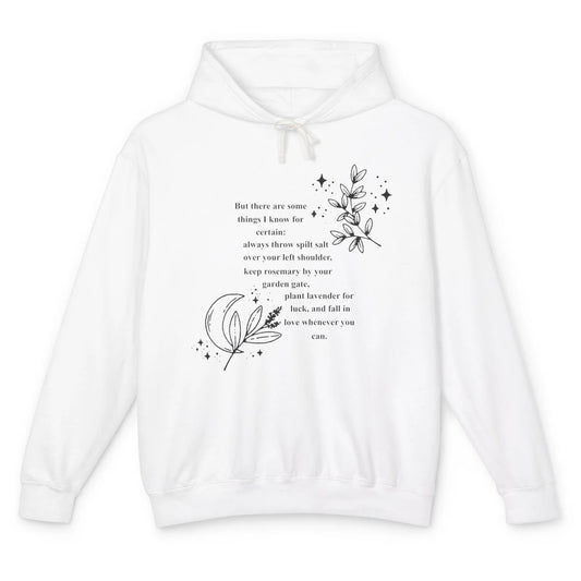 Practical Magic Witch Gardening Card Gardeners Plant Lovers Unisex Lightweight Hoodie