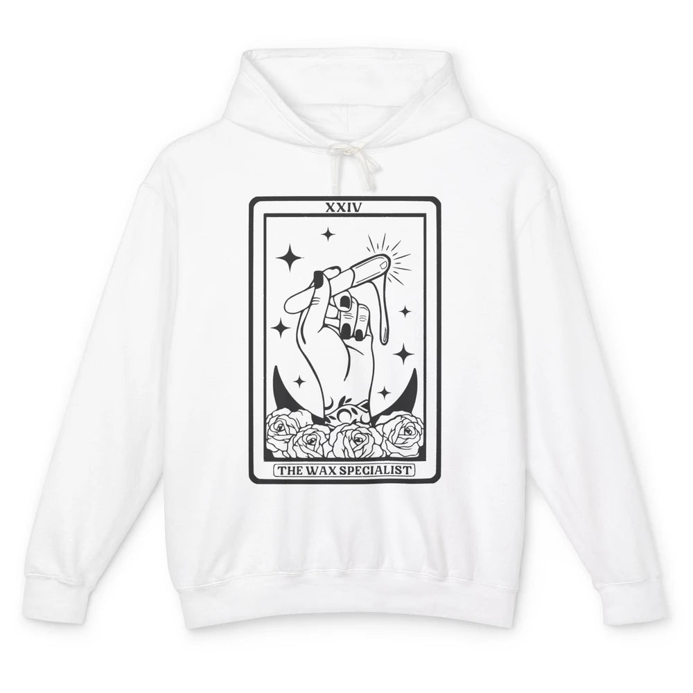 Wax Specialist Tarot Card Beautician Wax Hustler Cosmetology Unisex Lightweight Hoodie