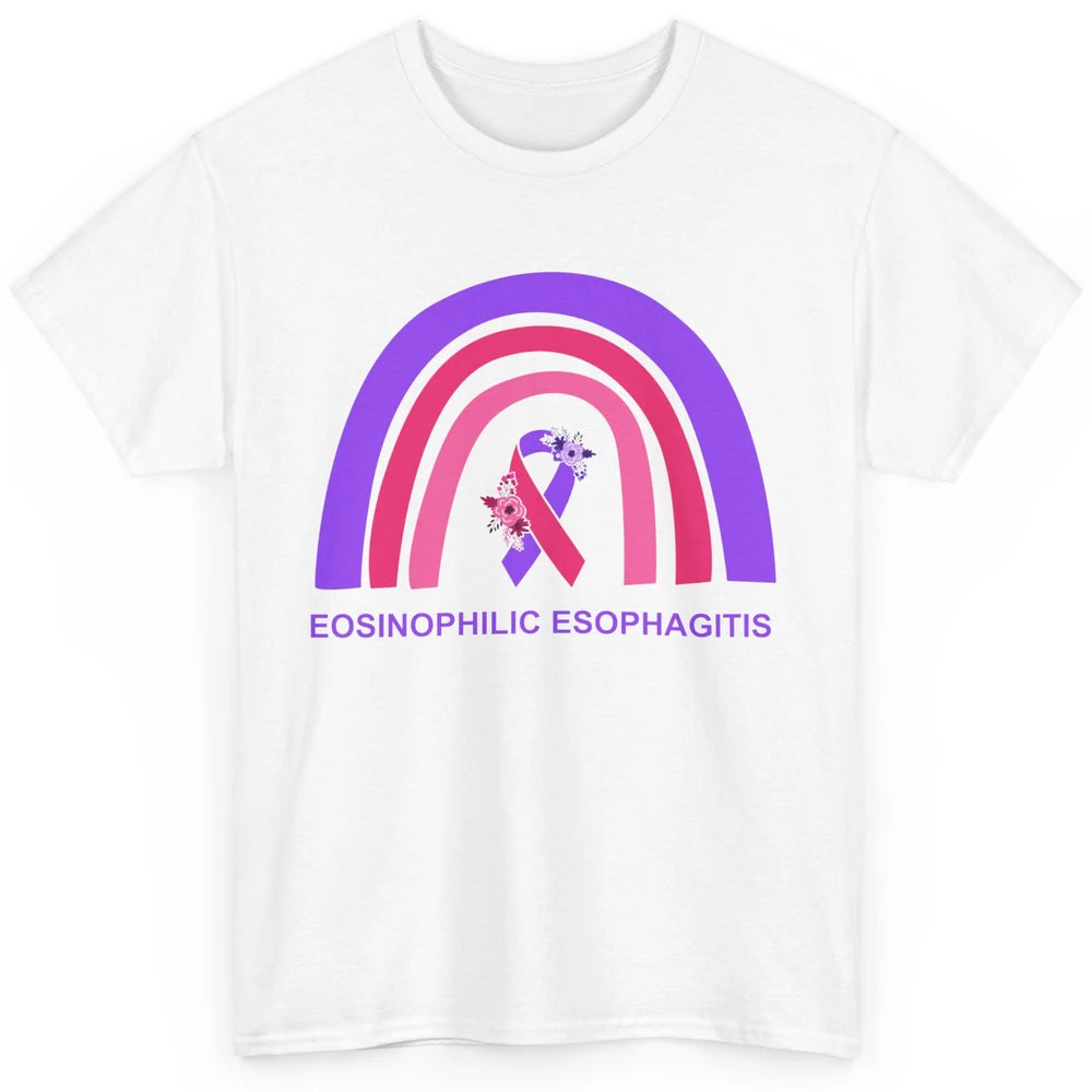 Eosinophilic Esophagitis Awareness Awareness EOE Rainbow Classic Unisex T-Shirt