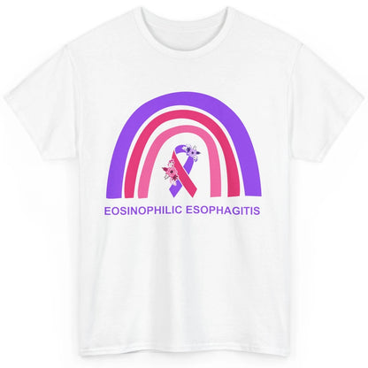 Eosinophilic Esophagitis Awareness Awareness EOE Rainbow Classic Unisex T-Shirt