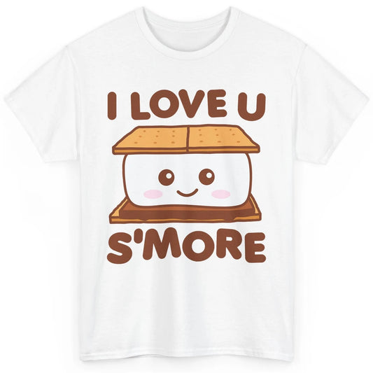 Funny Camping I Love You Smore Pun Camper Campfire Retro Classic Unisex T-Shirt