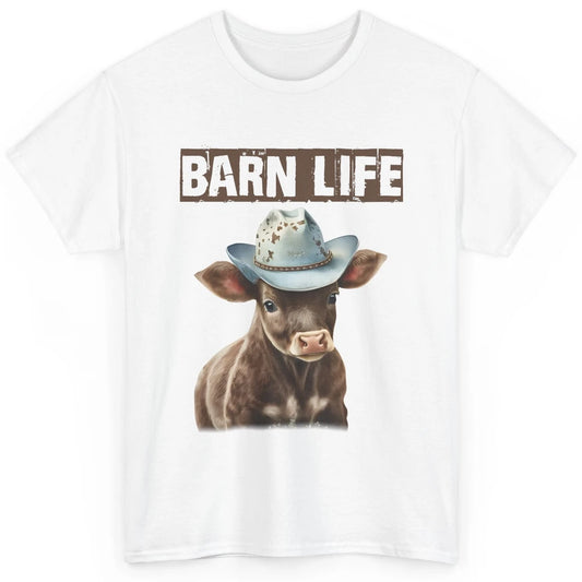 Cute Cow Barn Life Cowboy Hat Little Cowboy Western Boy Classic Unisex T-Shirt