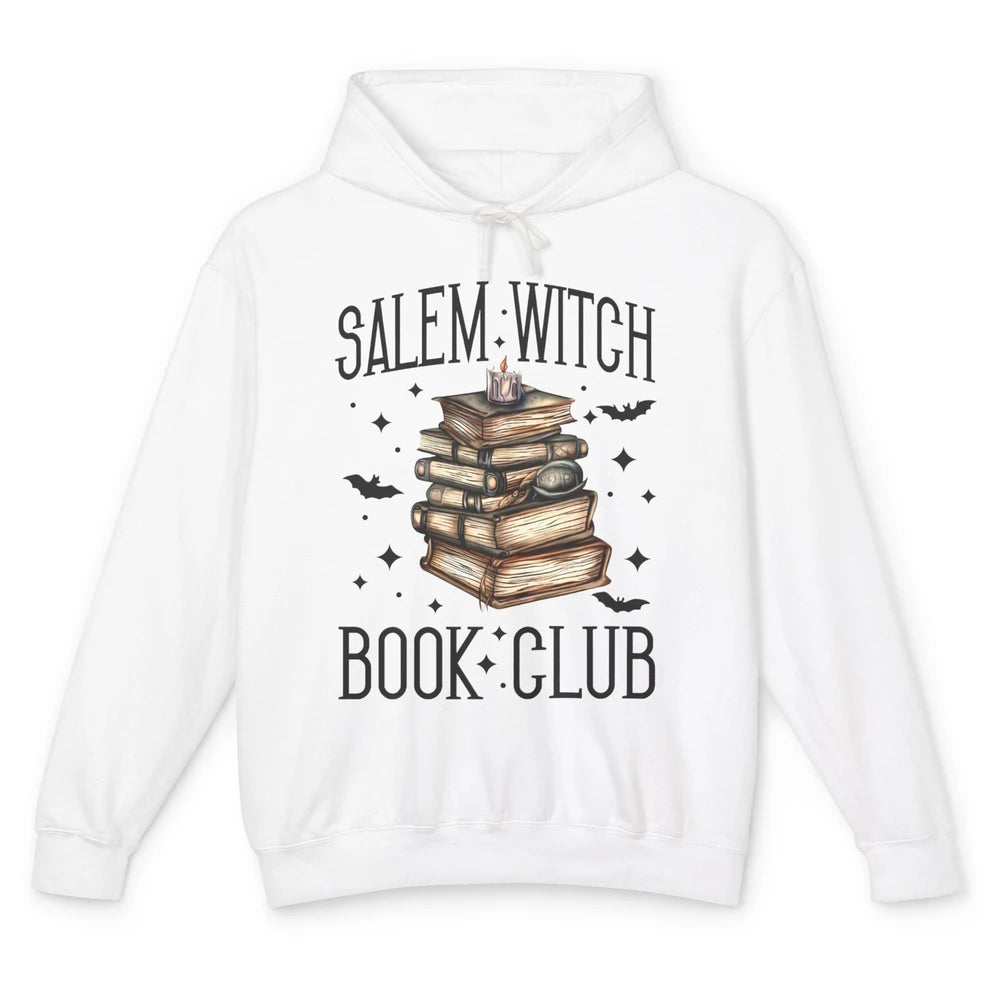 Retro Halloween Salem Witch Book Club Booknerd Reading Lover Unisex Lightweight Hoodie