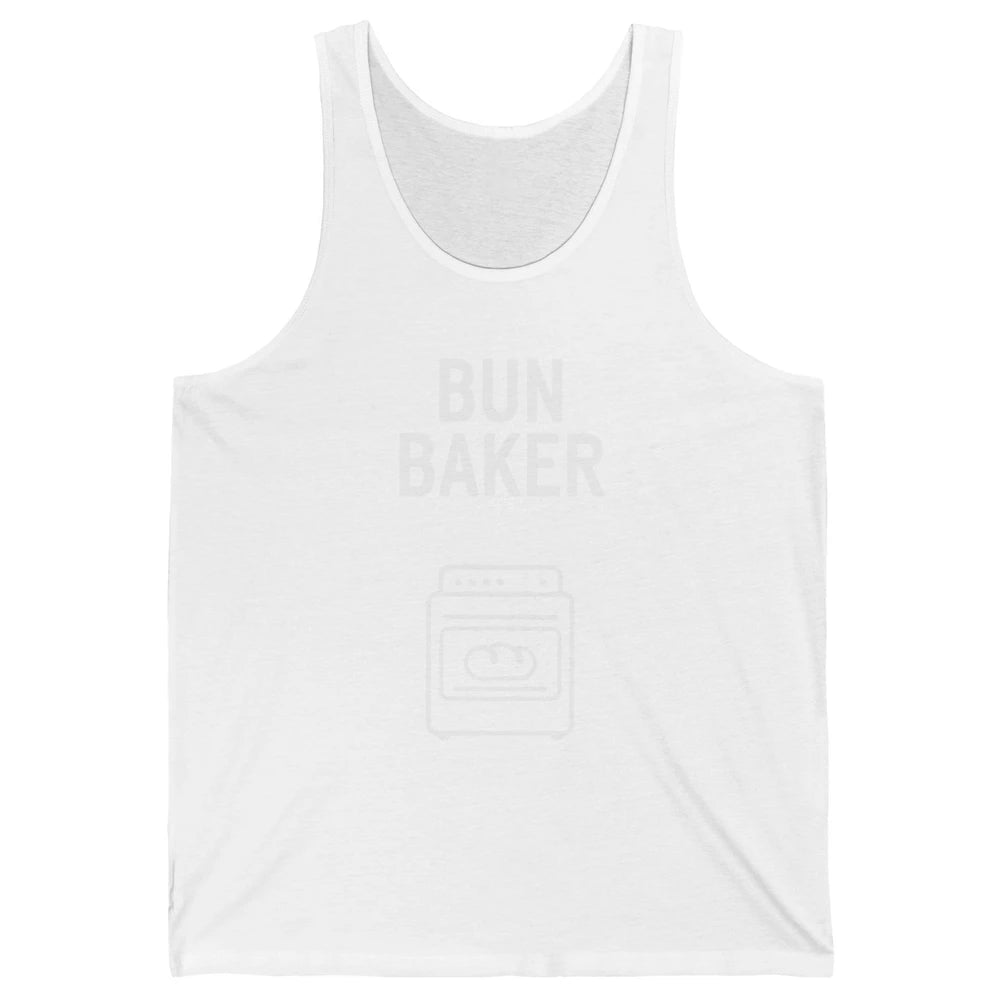 Bun Maker Bun Baker Pregnancy Announcement Baby Reveal Gift Unisex Jersey Tank