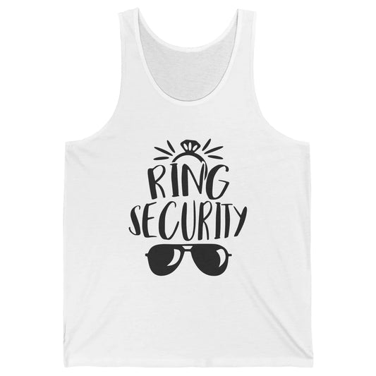 Wedding Ring Security Boy Girl Ring Bearer Wedding Party Unisex Jersey Tank