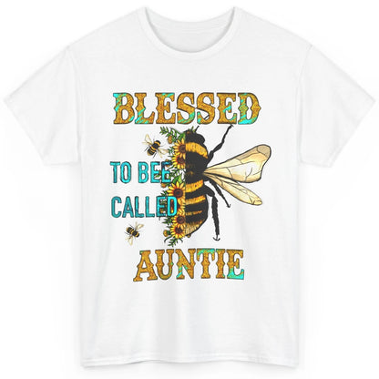 Blessed To Bee Called Auntie Pregnancy Nephew Niece Gift Classic Unisex T-Shirt