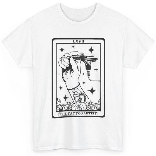 Tattoo Artist Tarot Card Beautician Tattoo Machine Halloween Classic Unisex T-Shirt