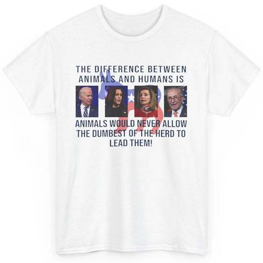 Funny Anti Biden Never Allow The Dumbest To Lead Democrats Classic Unisex T-Shirt