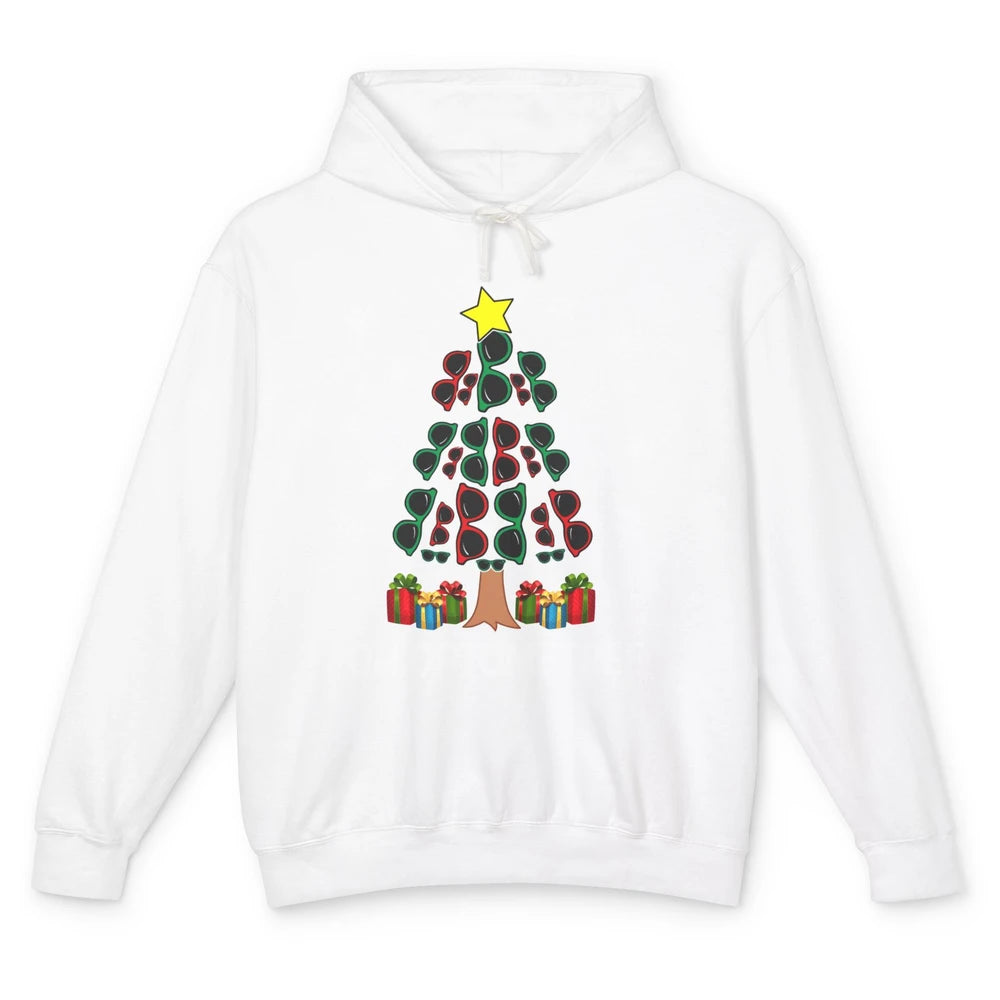 Glasses Christmas Tree Oh Optometree Optometry Optician Gift Unisex Lightweight Hoodie