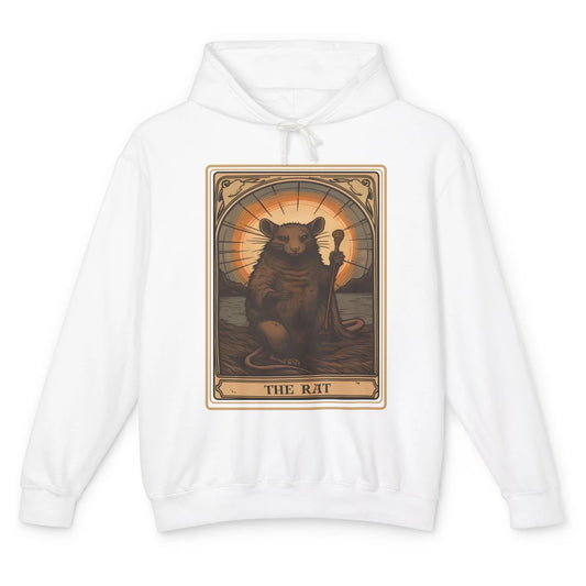 The Rat Tarot Card God Rat Halloween Rat Lovers Unisex Lightweight Hoodie