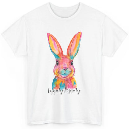 Watercolor Hippity Hoppity Bunny Dance Easter Rabbit Hip Hop Classic Unisex T-Shirt