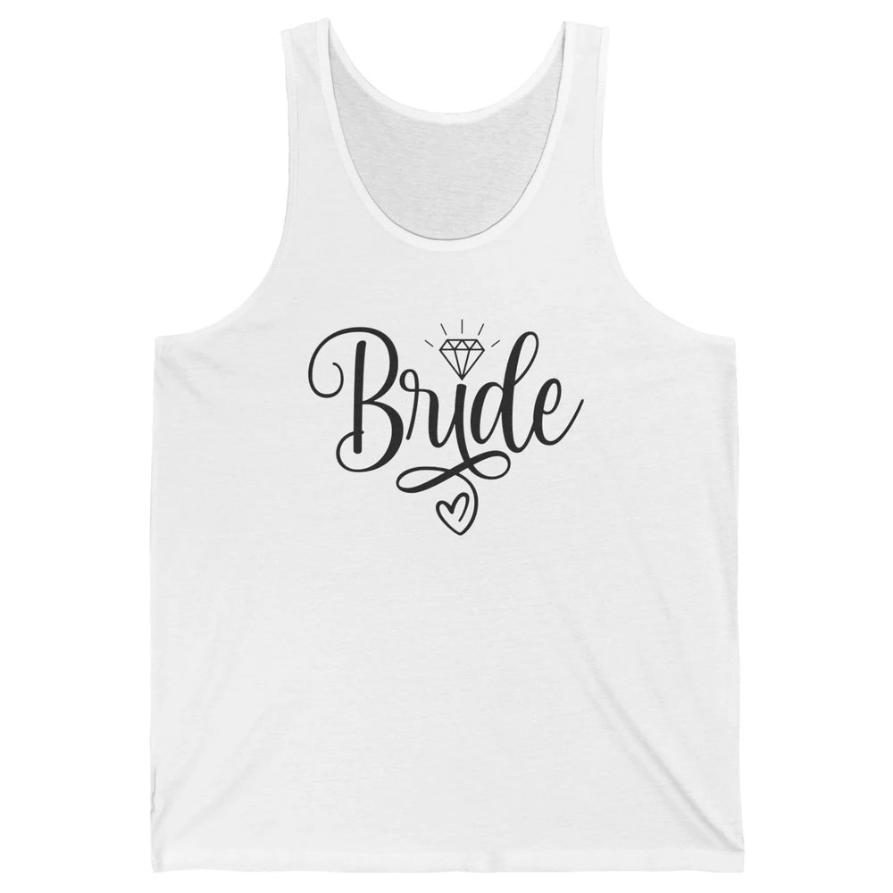 Bride To Be Wedding Ring Future Mrs. Engagement Bachelorette Unisex Jersey Tank