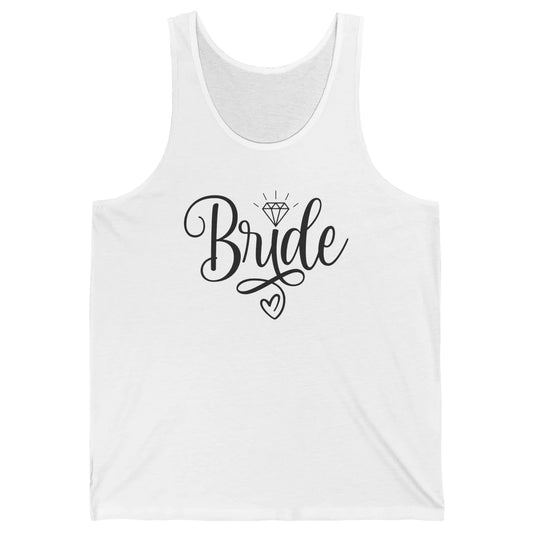 Bride To Be Wedding Ring Future Mrs. Engagement Bachelorette Unisex Jersey Tank