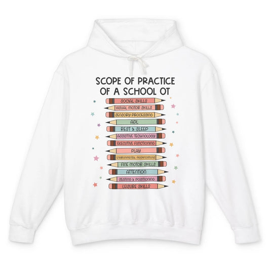 Scope Of Practice Of A School Occupational Therapy Teacher Unisex Lightweight Hoodie